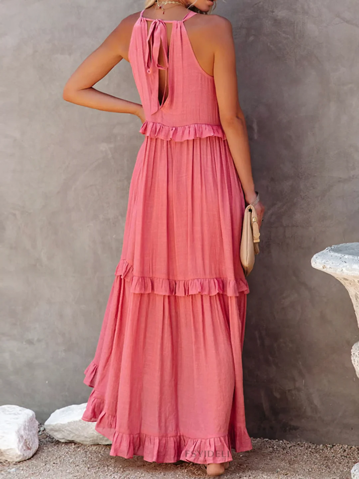 Stella - Ruffle Breeze Maxi Dress