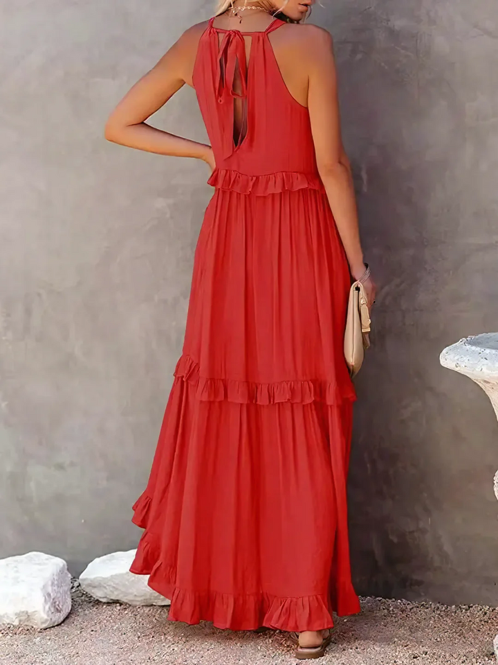 Stella - Ruffle Breeze Maxi Dress