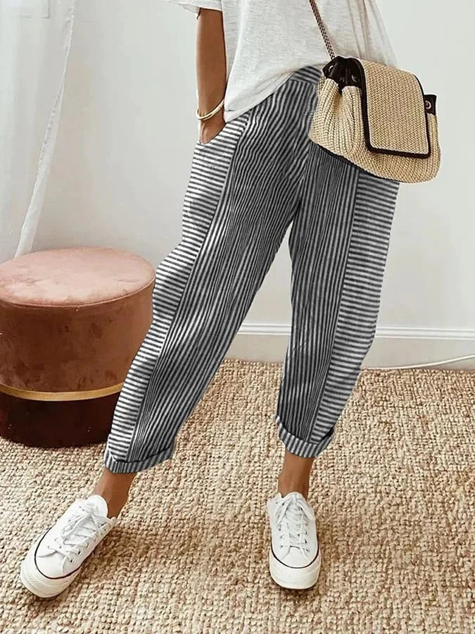 Julia - Striped Trousers