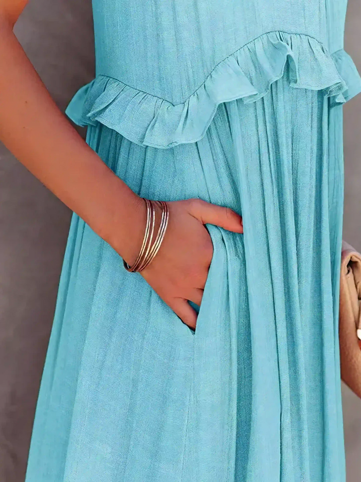 Stella - Ruffle Breeze Maxi Dress