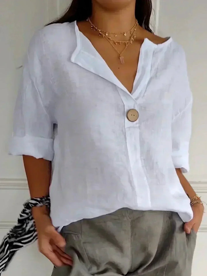 Shazia - Casual V-neck Blouse