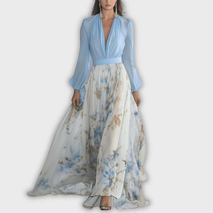 Amarisse - Long Dress with Floral Print