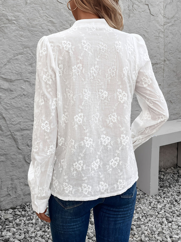 Ophelia - Elegant Cotton Blouse