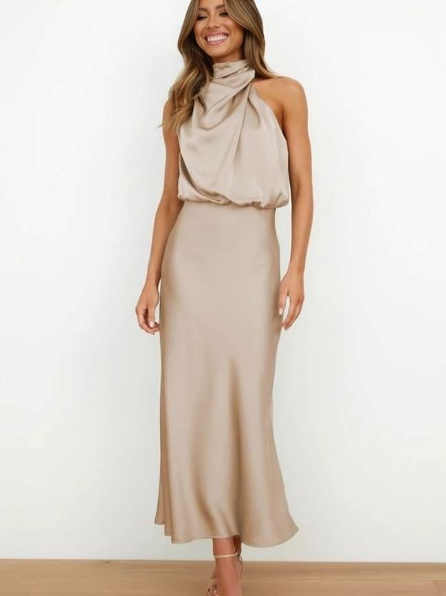 Latisha - Elegant Silk Dress