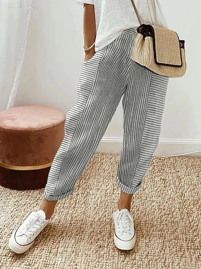 Julia - Striped Trousers
