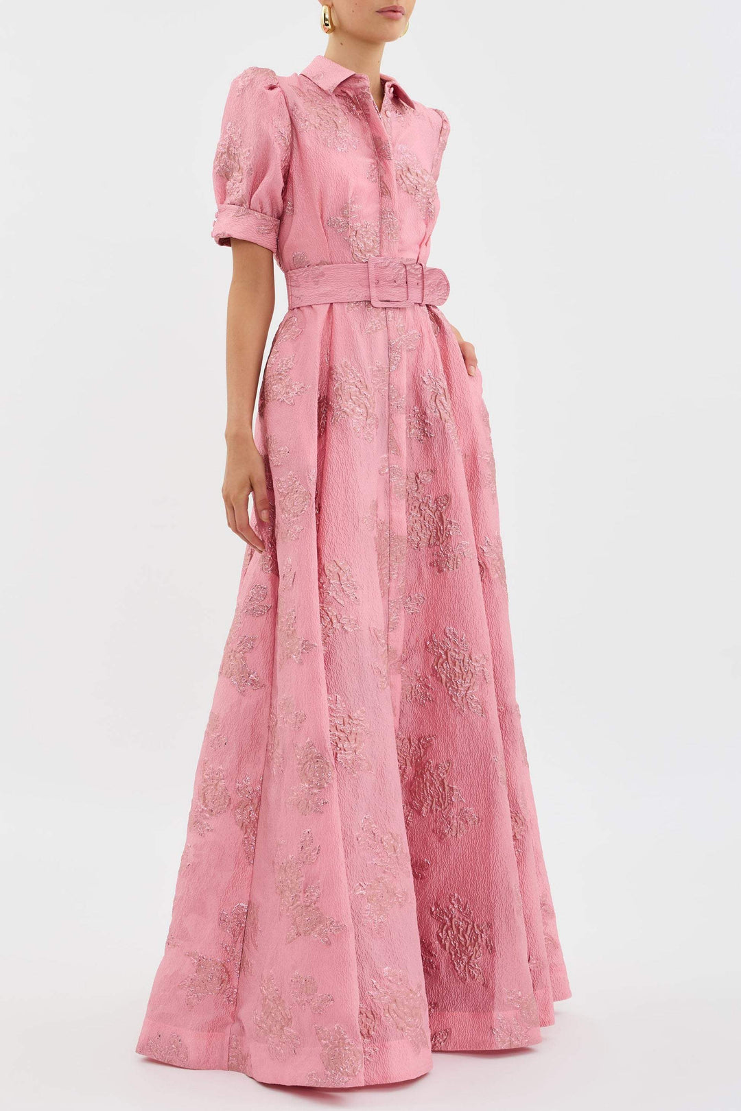 Ineke - Short Puff Sleeves Dress