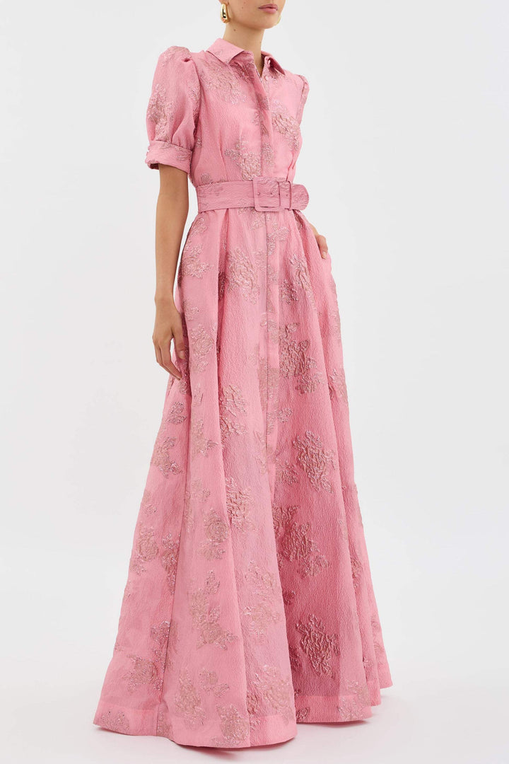 Ineke - Short Puff Sleeves Dress