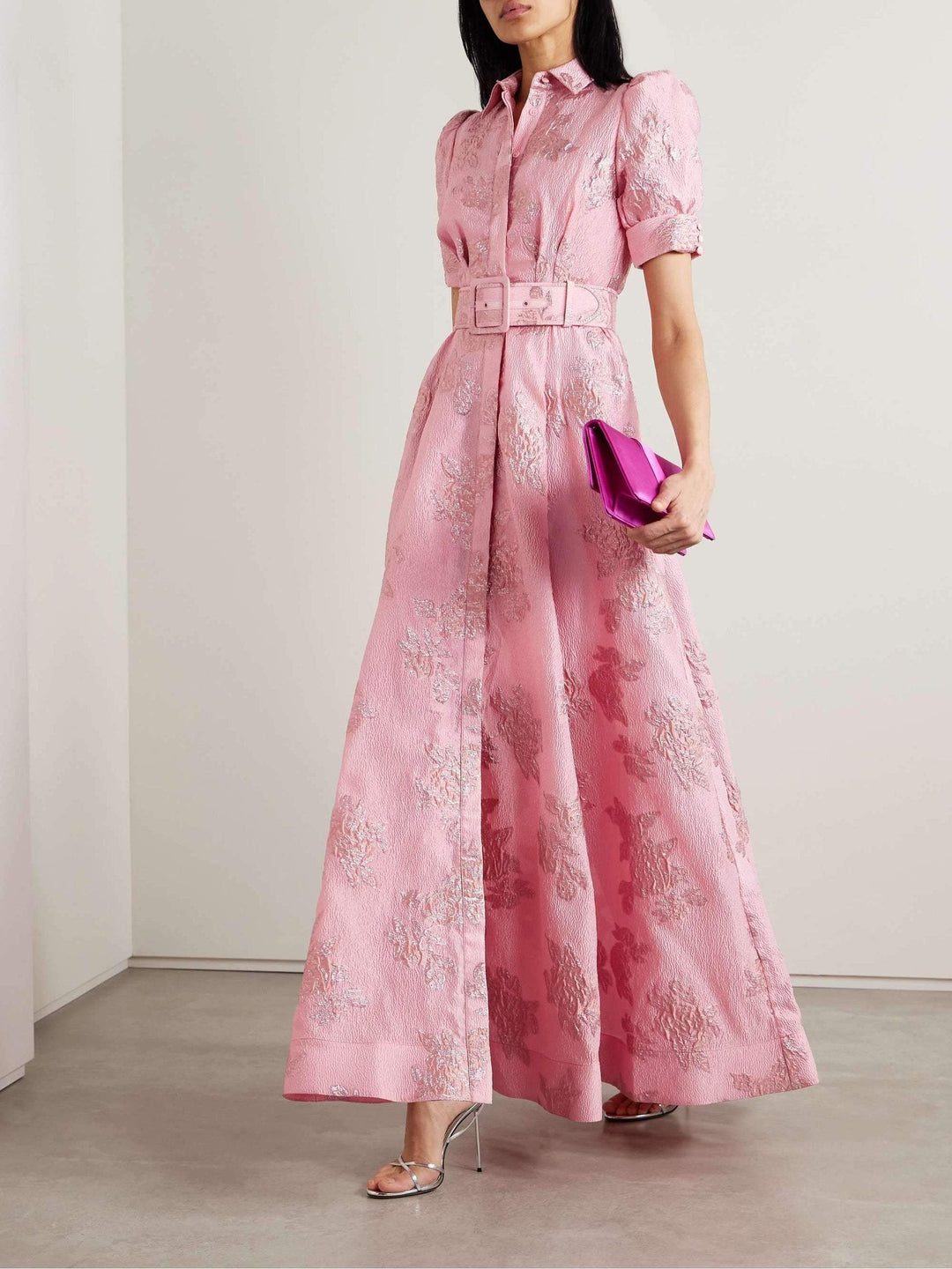 Ineke - Short Puff Sleeves Dress
