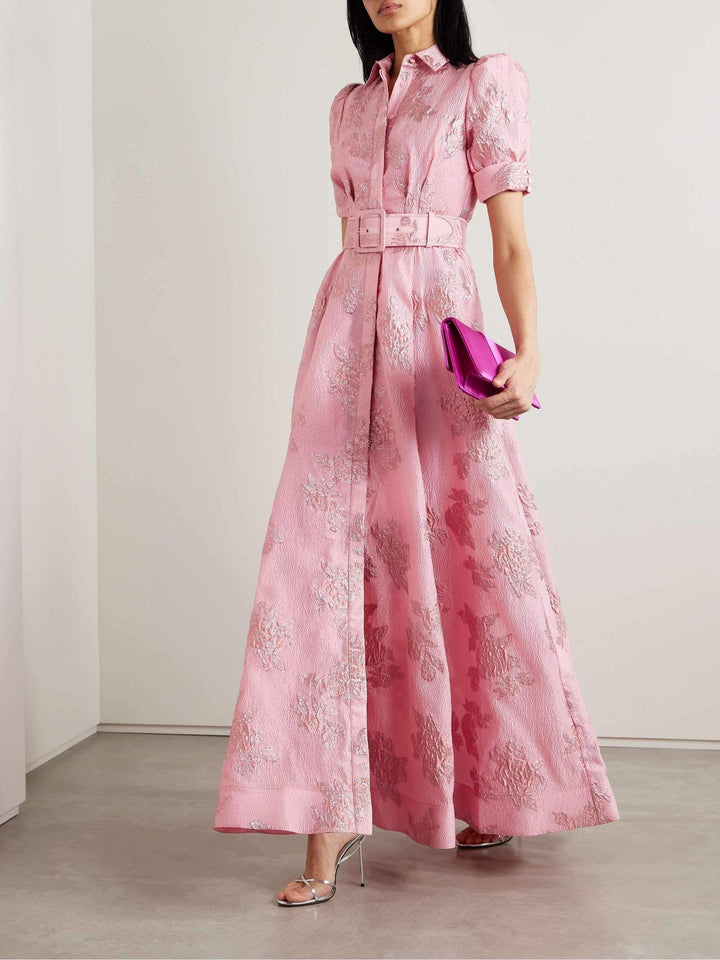 Ineke - Short Puff Sleeves Dress