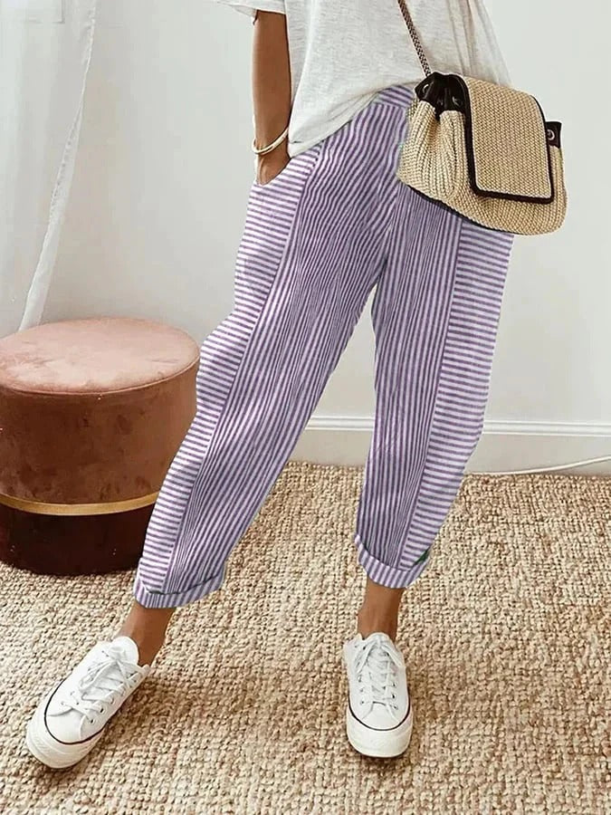 Julia - Striped Trousers