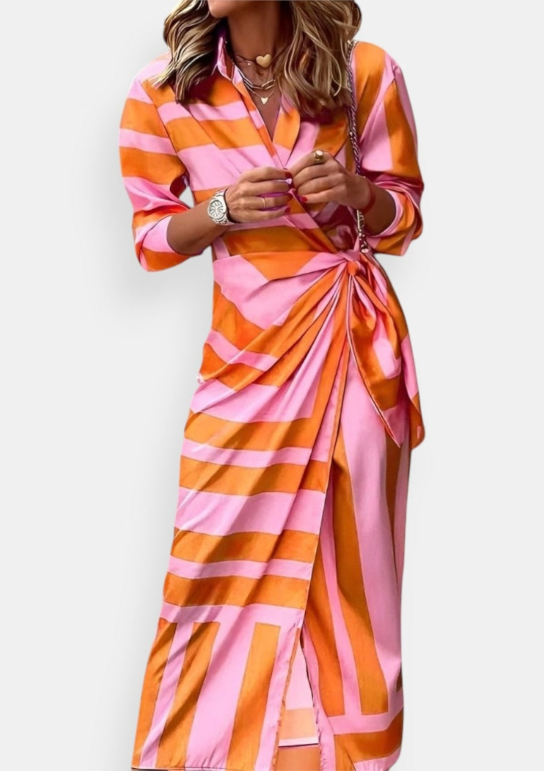 Lenora - Elegant Wrap Dress