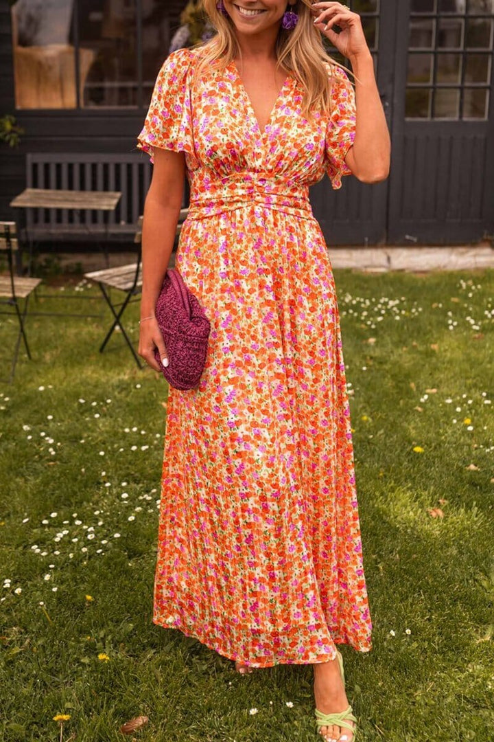Steffie - Elegant V-neck Maxi dress