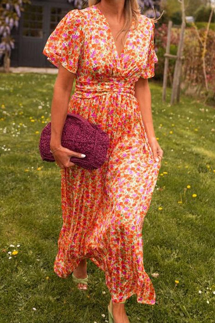 Steffie - Elegant V-neck Maxi dress