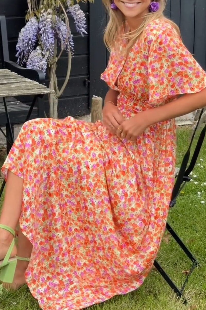 Steffie - Elegant V-neck Maxi dress