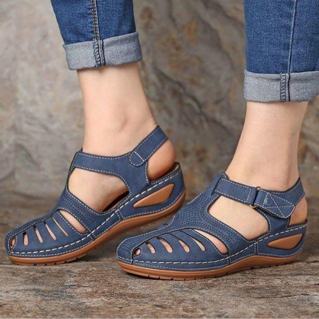 Sara - Lightweight Orthopaedic leather sandals