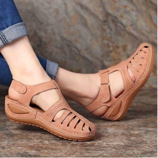 Sara - Lightweight Orthopaedic leather sandals