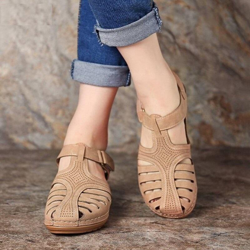 Sara - Lightweight Orthopaedic leather sandals