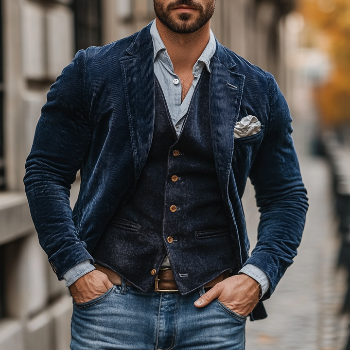 Fabricio - Classic blazer and waistcoat